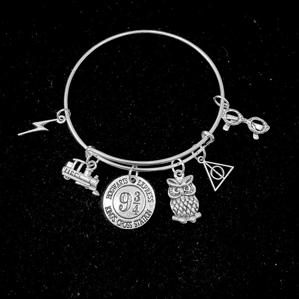 Harry Potter themed bangle bracelet
